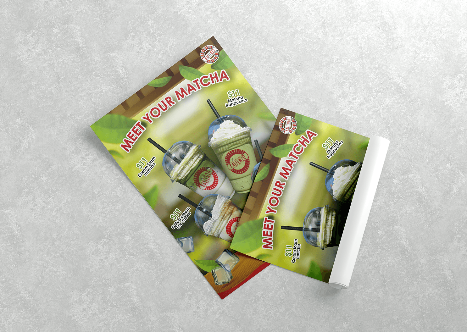 Digital displays - Kaffenio - meet your matcha